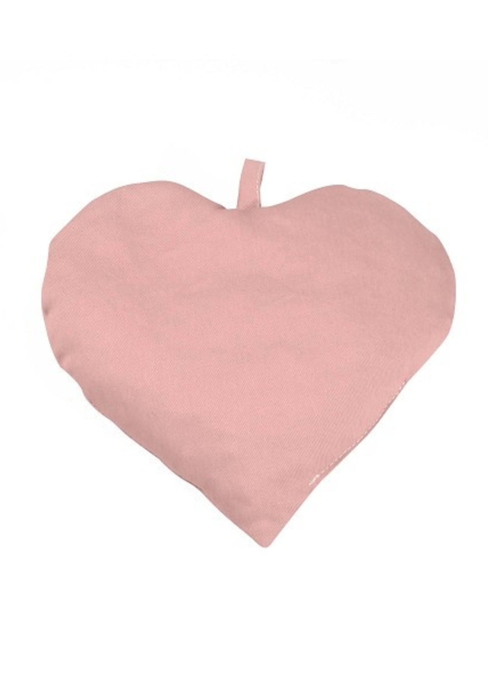 Kersenpitkussen hart roze 20x20cm