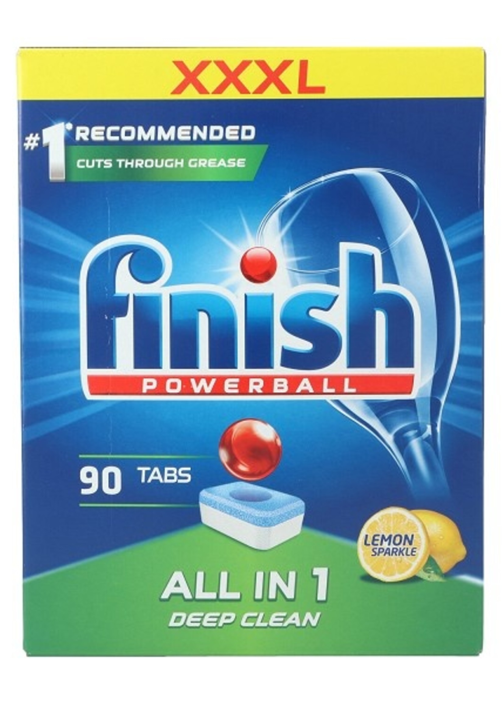 Finish All In 1 Deep Clean Lemon vaatwastabletten 90pcs