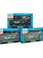 Politievoertuigen 1:87 3st in blister 3 verschillende uitvoeringen