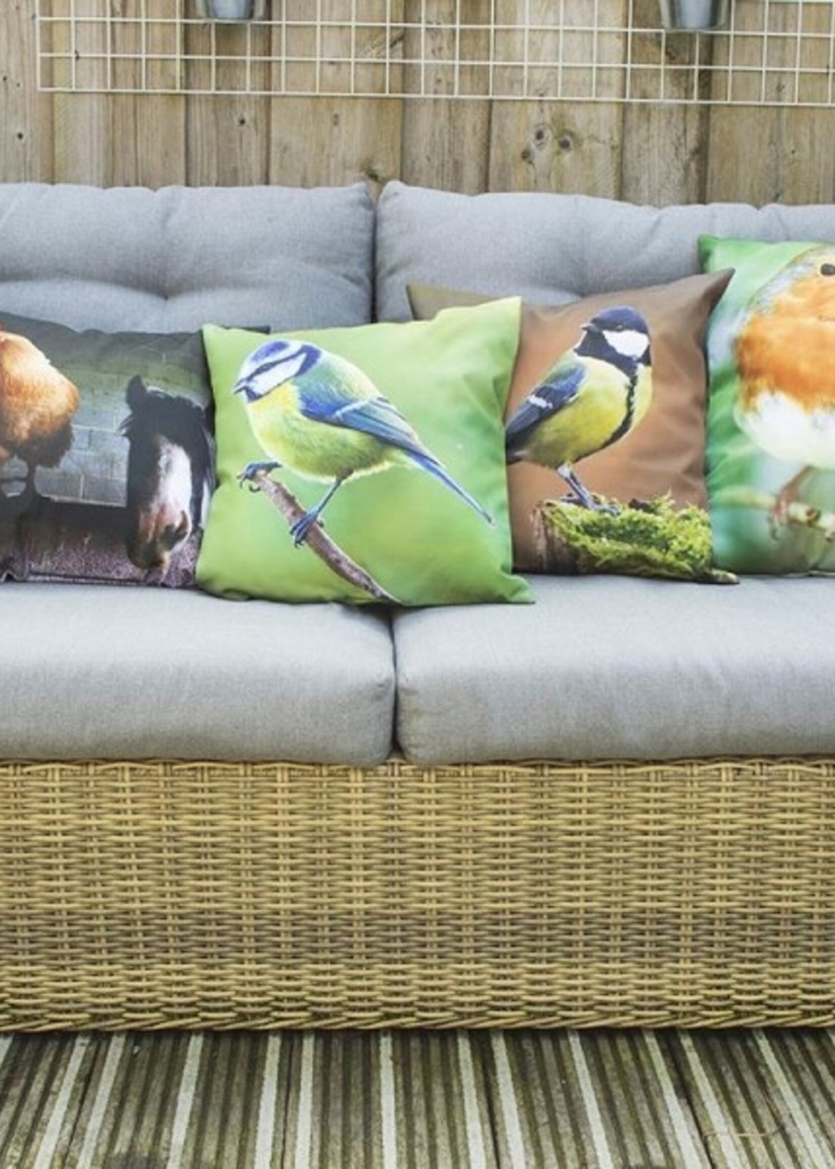 Esschert Design Buitenkussen boerderij per stuk