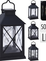 Solar lantaarn LED 10,5x10,5x19cm per stuk
