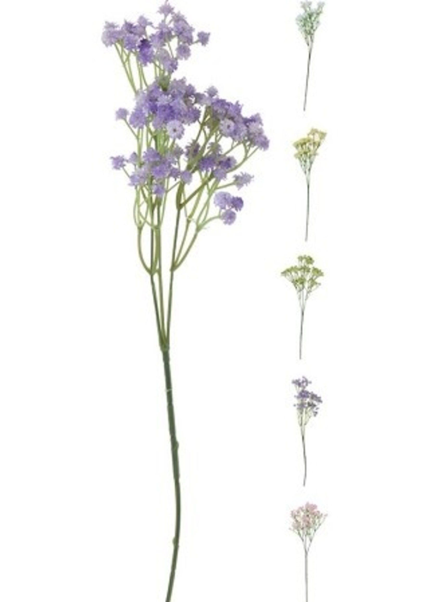 Decoratie tak bloemen 73cm