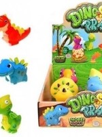 Vriendelijke Dinosaurus 1 STUK - GROEN/GEEL