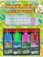 Kassalade met Muntgeld en Briefgeld