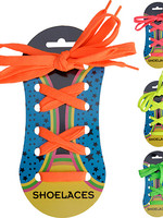 Schoenveters oranje of groen