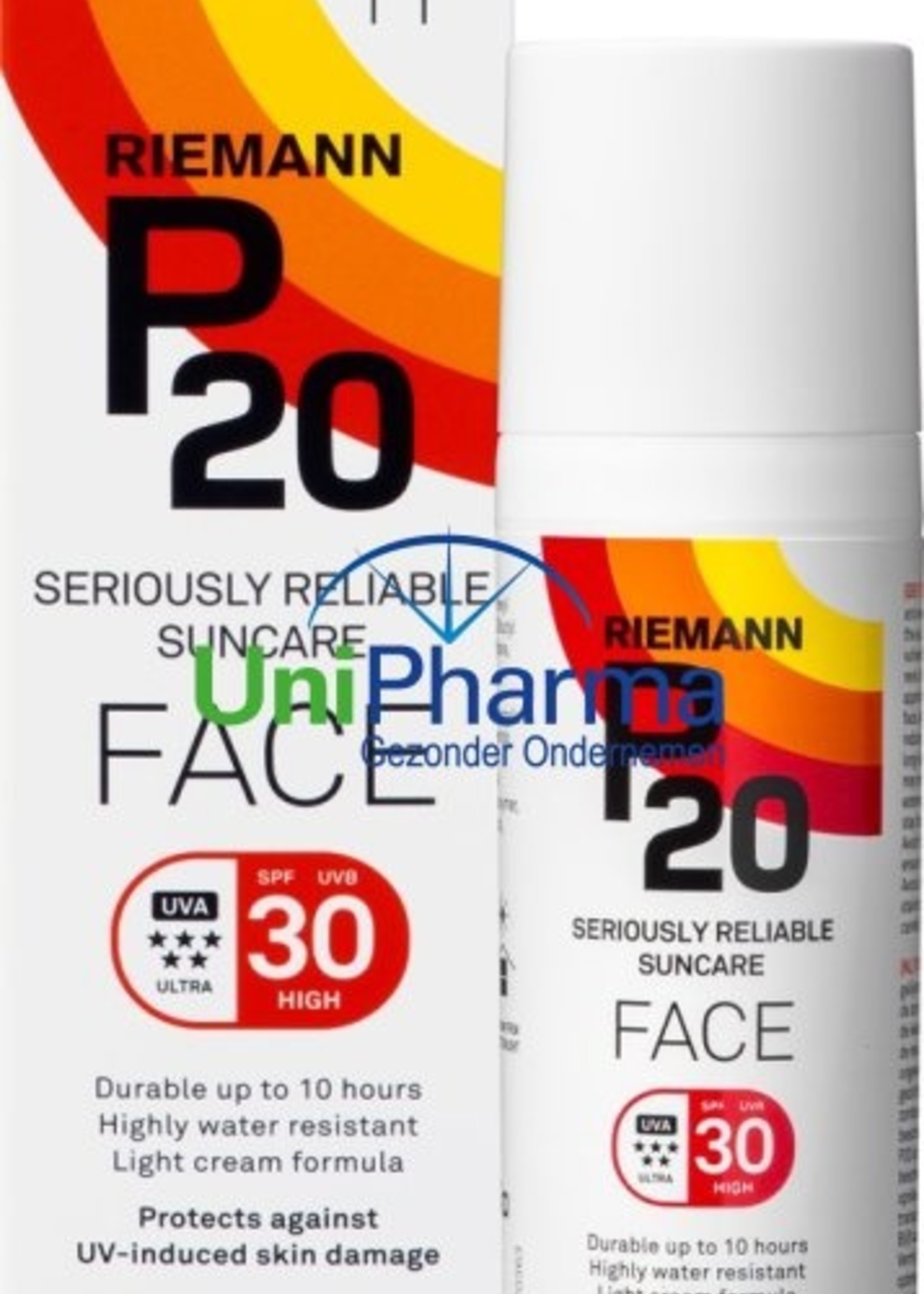 P20 Zonnebrand SPF30 Face 50 Gram