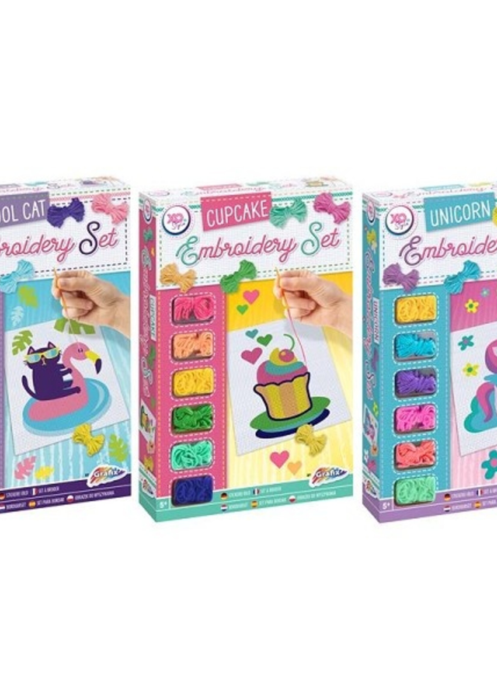 Grafix Borduurset 26x17cm per stuk