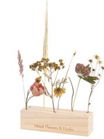 Esschert Design Bloemen en kruiden standaard hout 15x4x4cm ( exclusief bloemen )