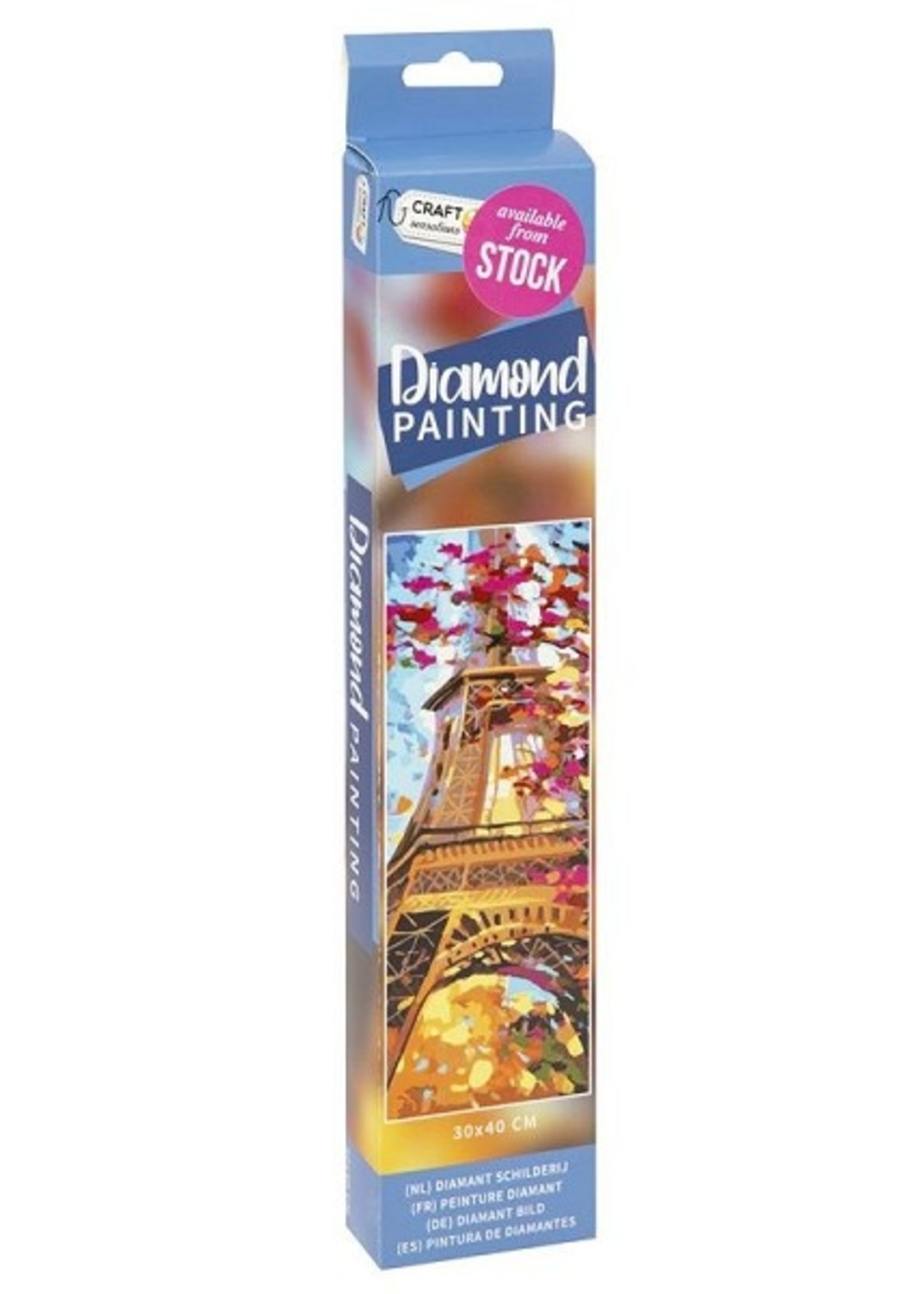 Grafix Diamond painting Paris 30x40cm ( exclusief lijst)