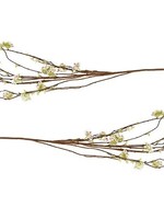 Kunstbloem 'Wild Viburnum' 135 cm creme/rose