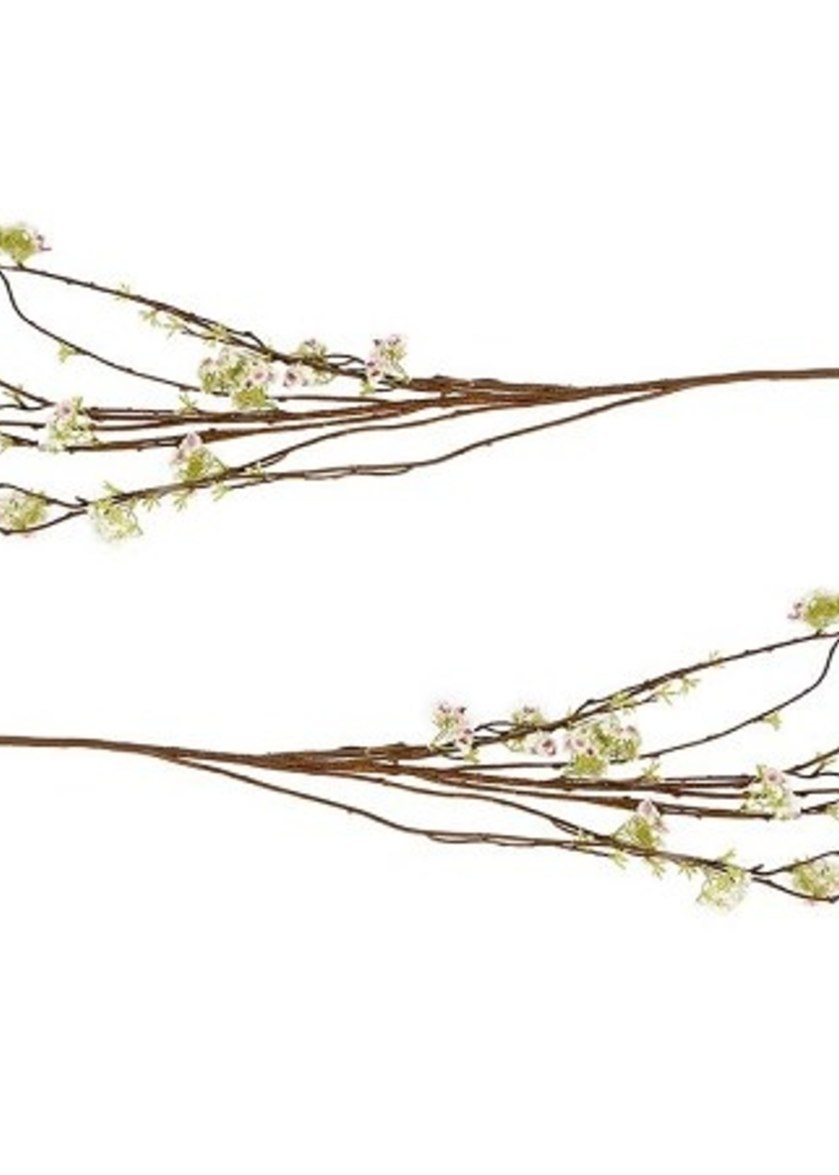 Kunstbloem 'Wild Viburnum' 135 cm creme/rose