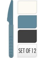 Messenset kunststof 12-delig 18,5cm