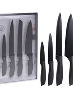 Messenset 5dlg zwart