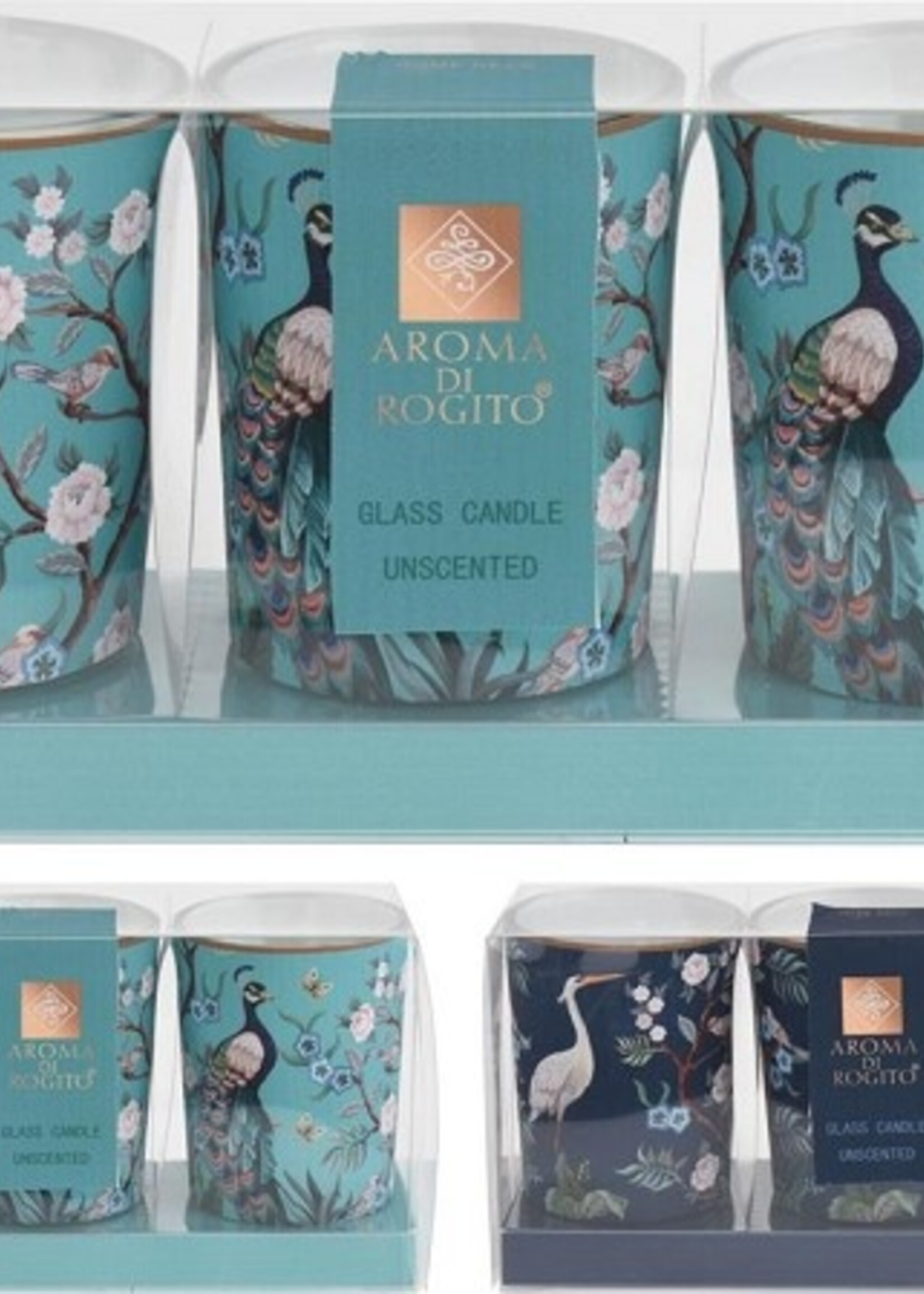 Kaars in glas set van 3 stuks per stuk