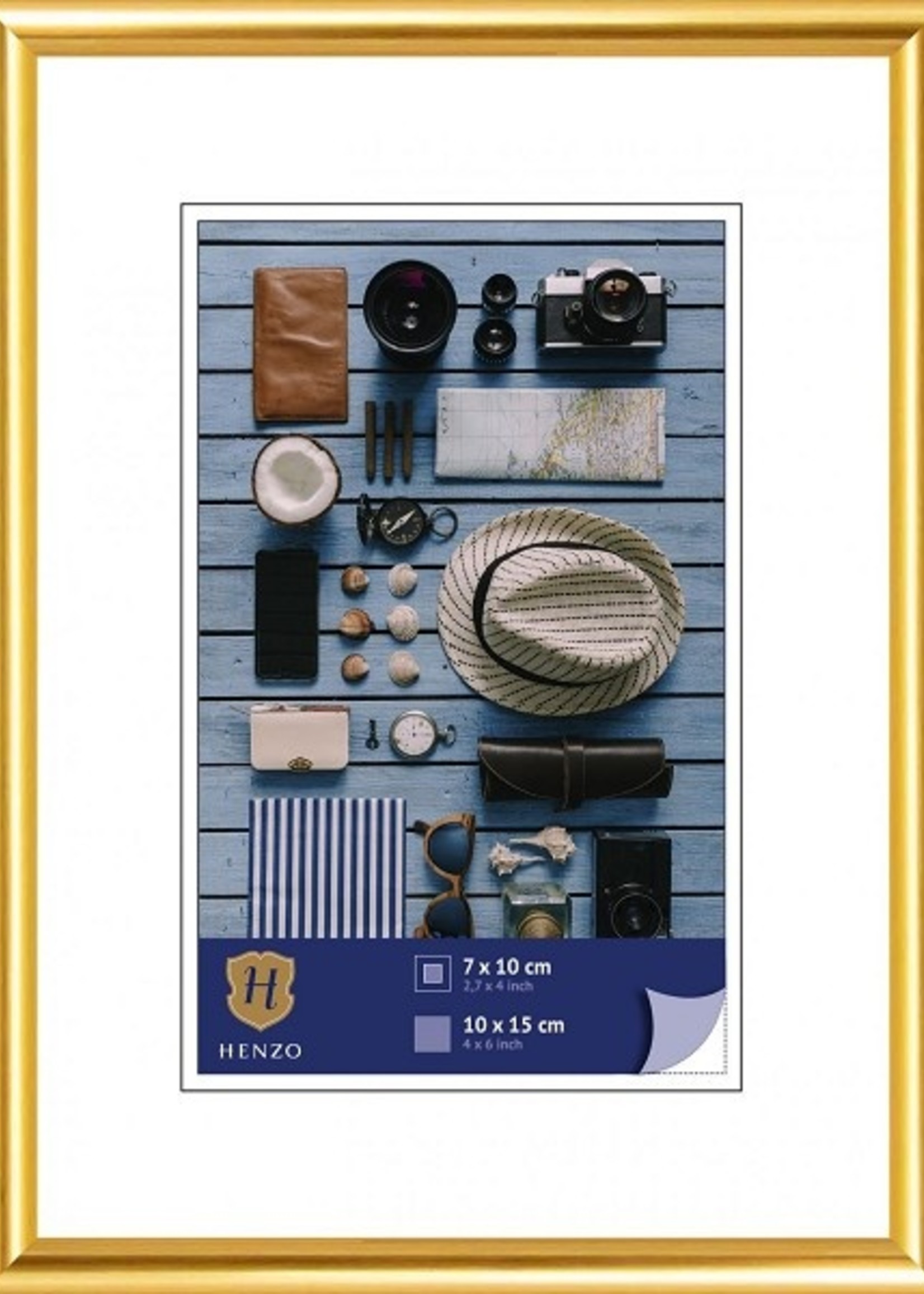 Henzo Fotolijst Napoli 10x15cm goud