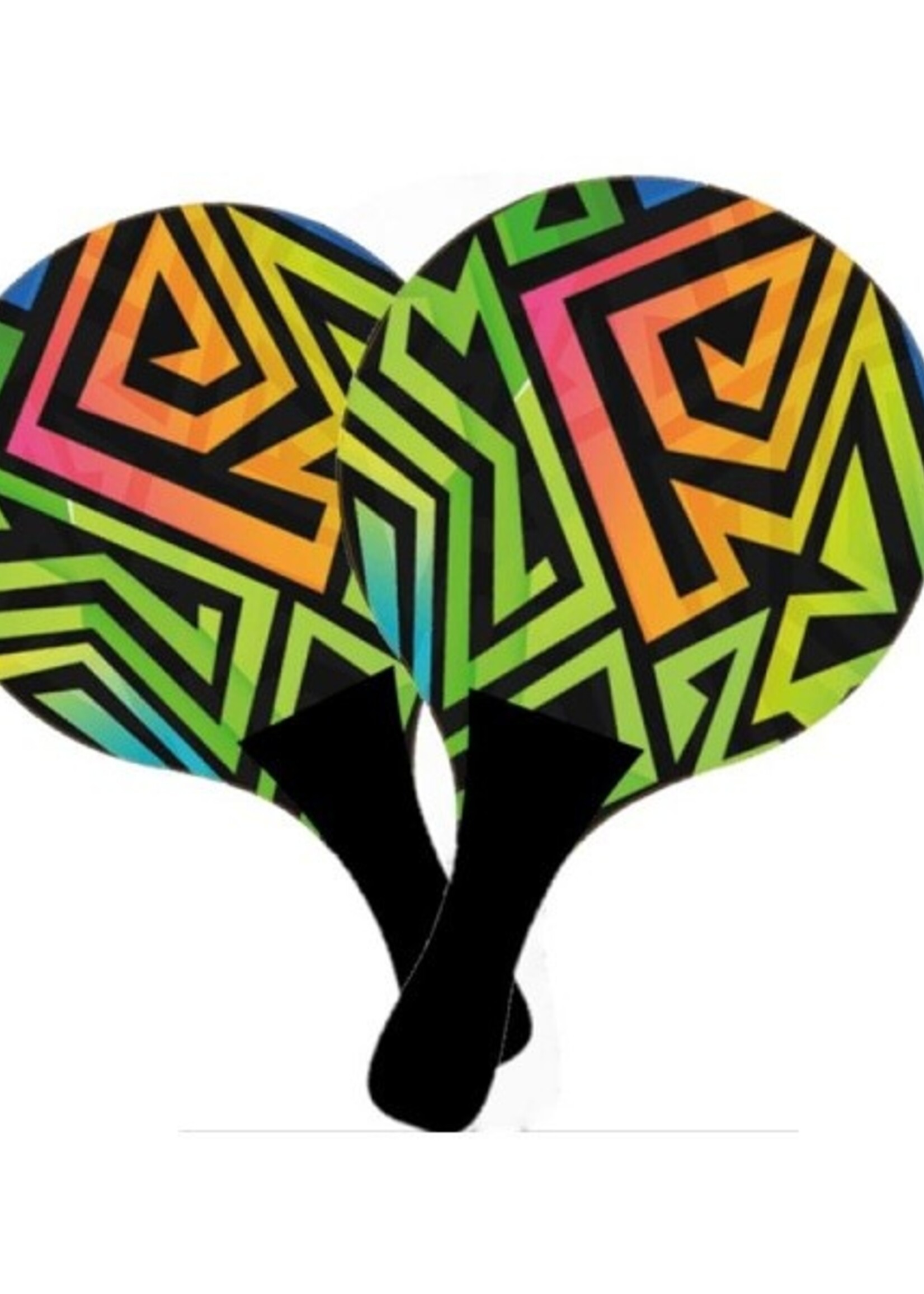 Beachballset graffiti hout