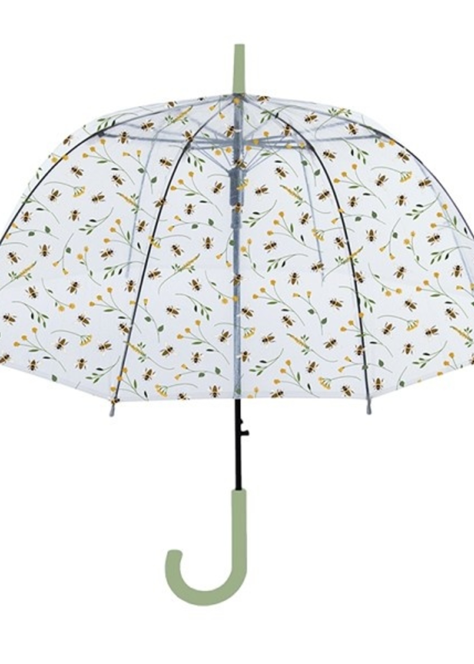 Esschert Design Paraplu transparant met bijenprint Ø83cm