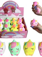 Squeeze cute baby unicorn 9cm met poeder gevuld