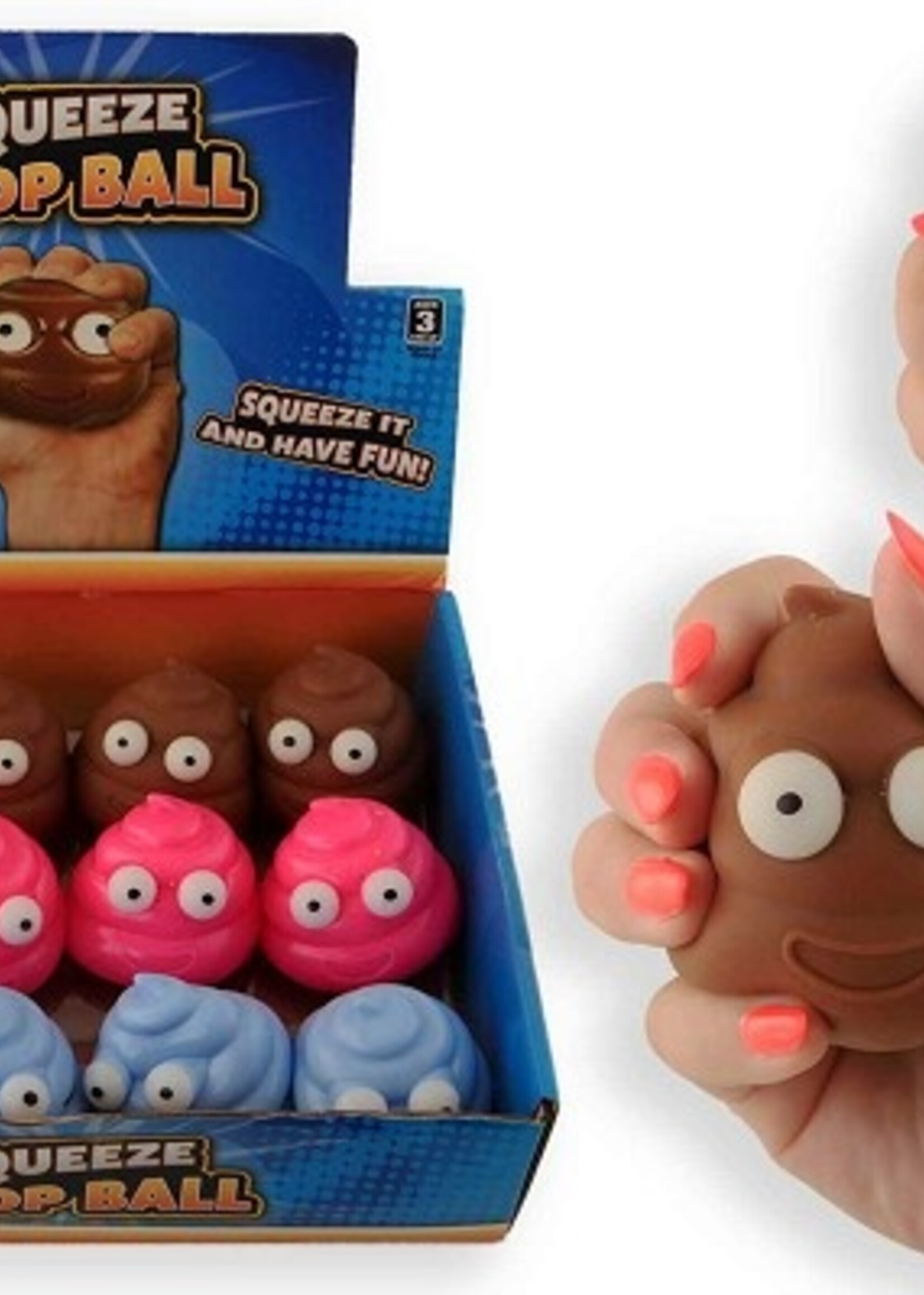 Squeeze sticky drol poeder gevuld - per stuk