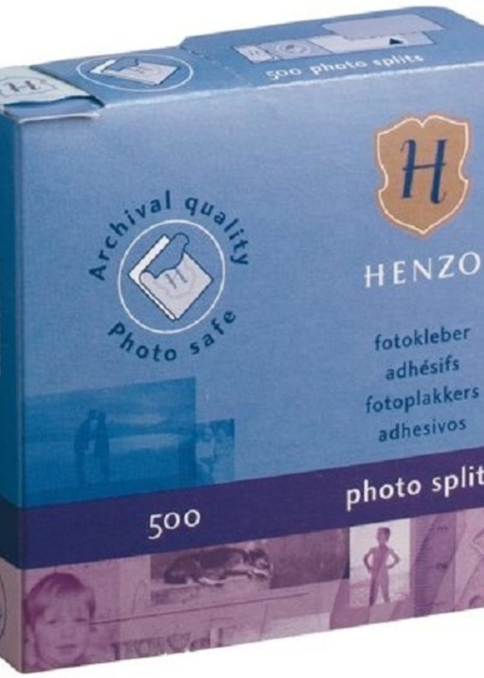 Fotoplakkers - Henzo - Plakstrips - 500 stuks - Transparant