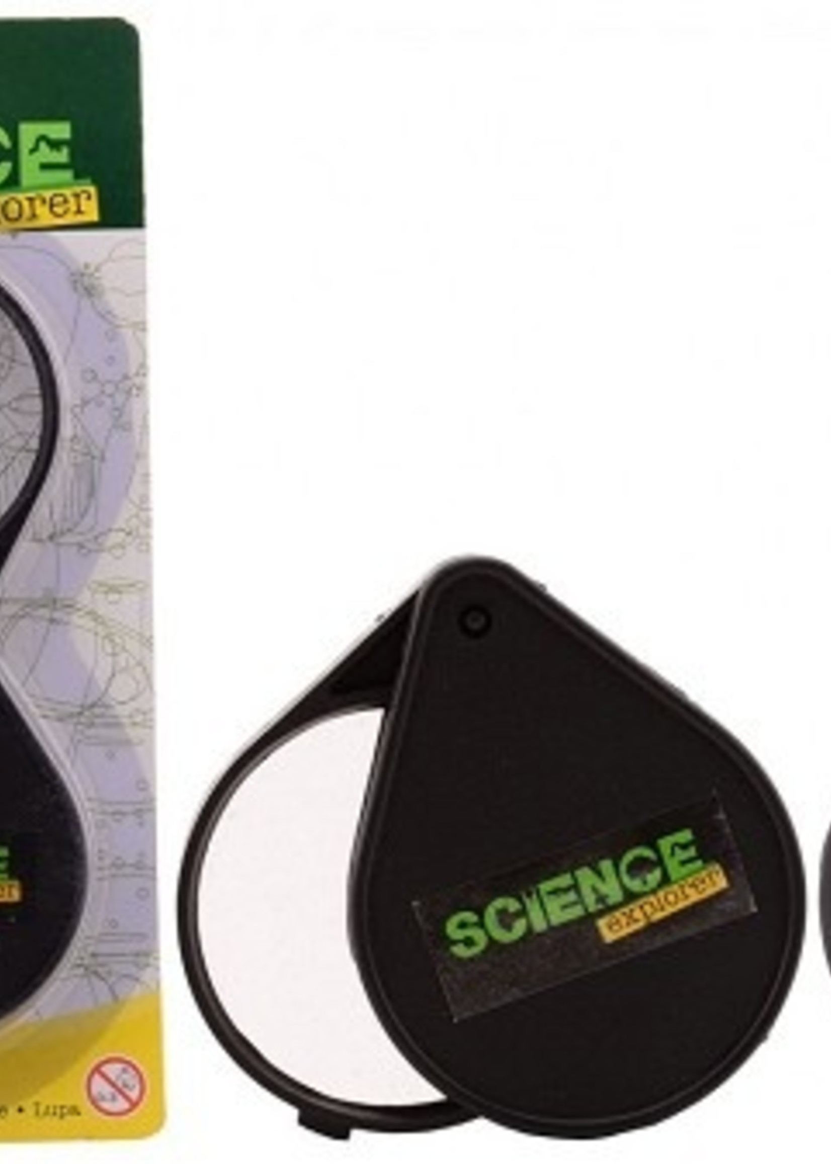 John Toy Science Explorer opvouwbaar vergrootglas op kaart