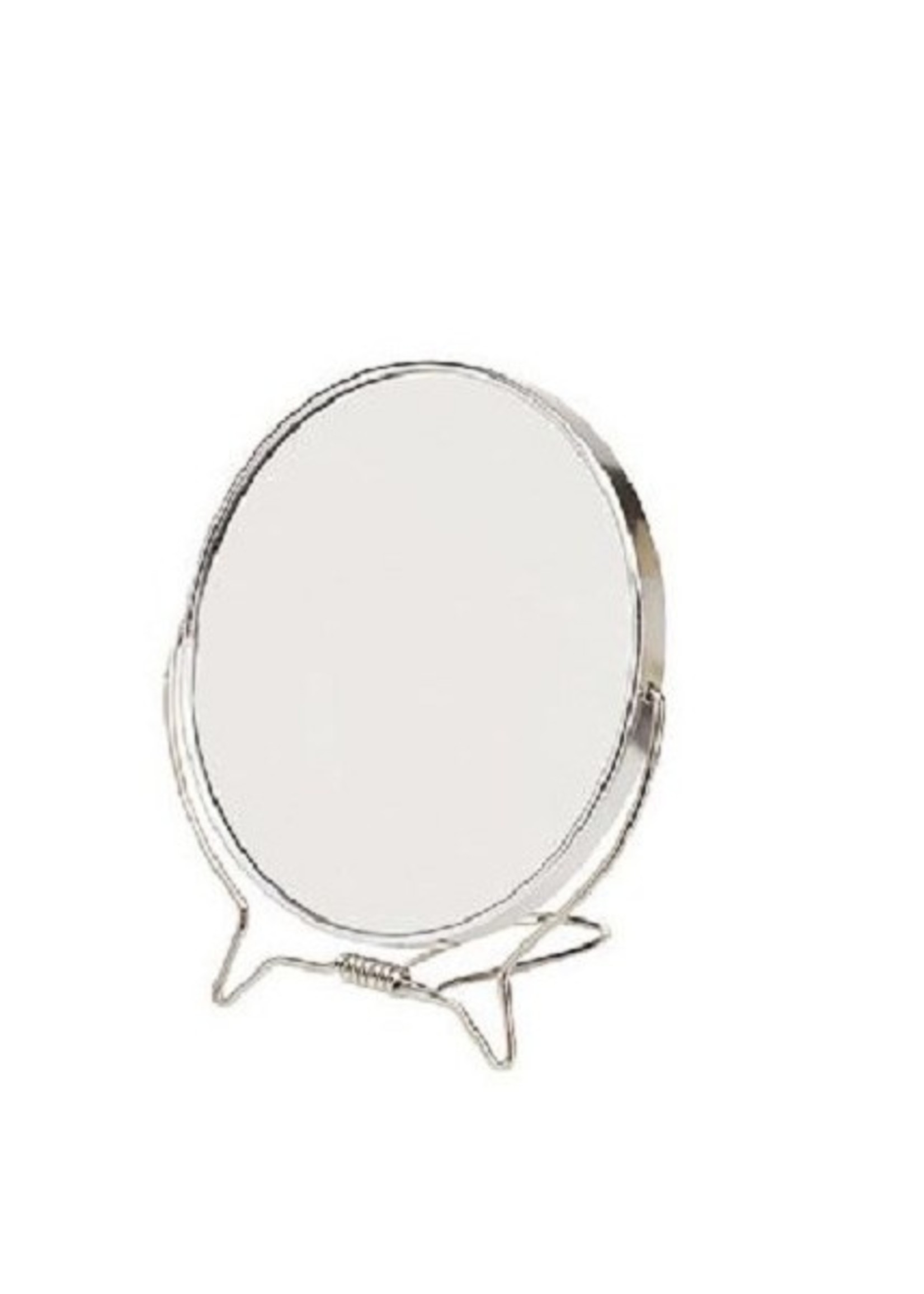 Scheerspiegel metaal 14cm normaal en 3x vergrotend