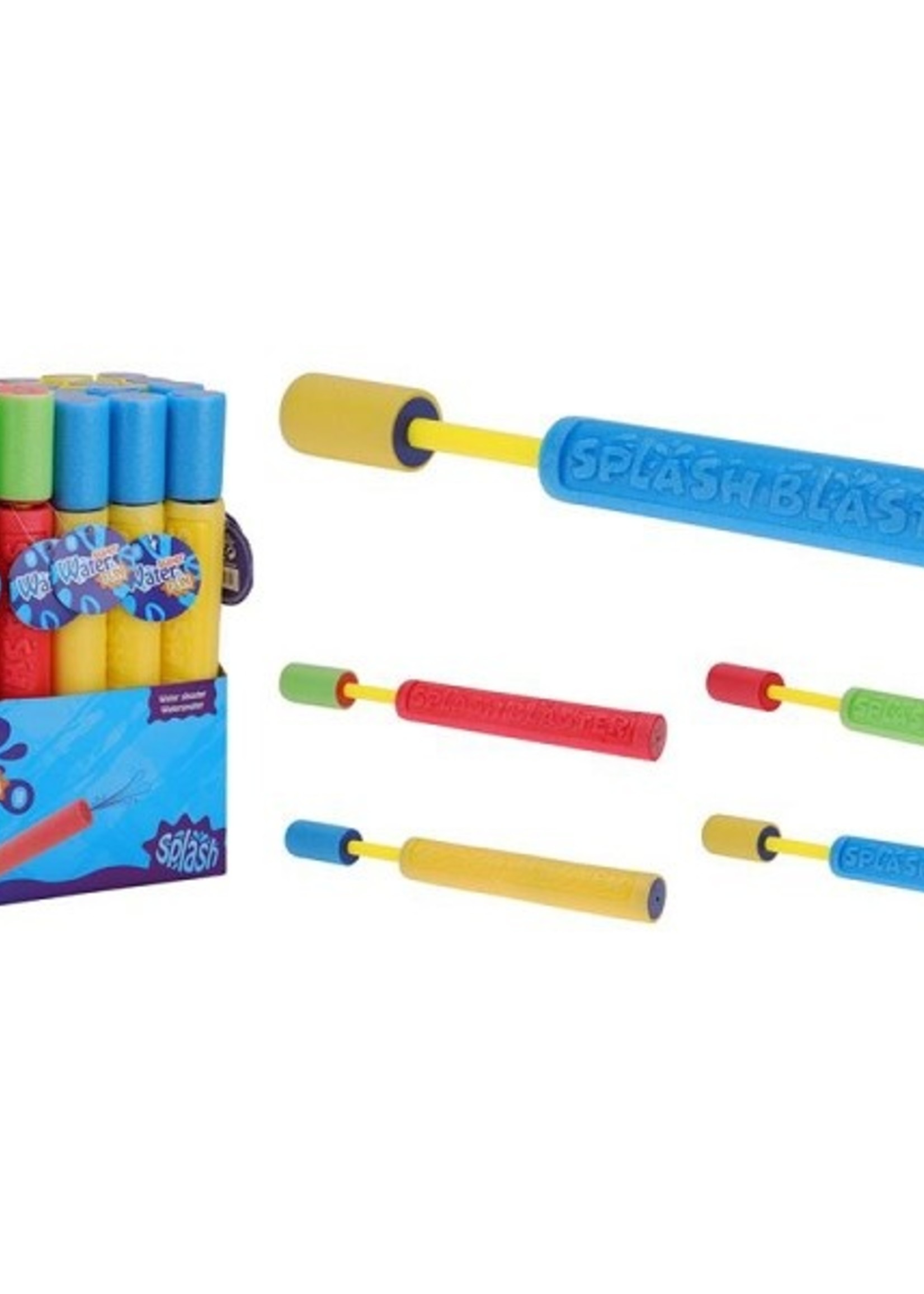 Foamshooter waterspuit 54cm assorti kleuren (per stuk)