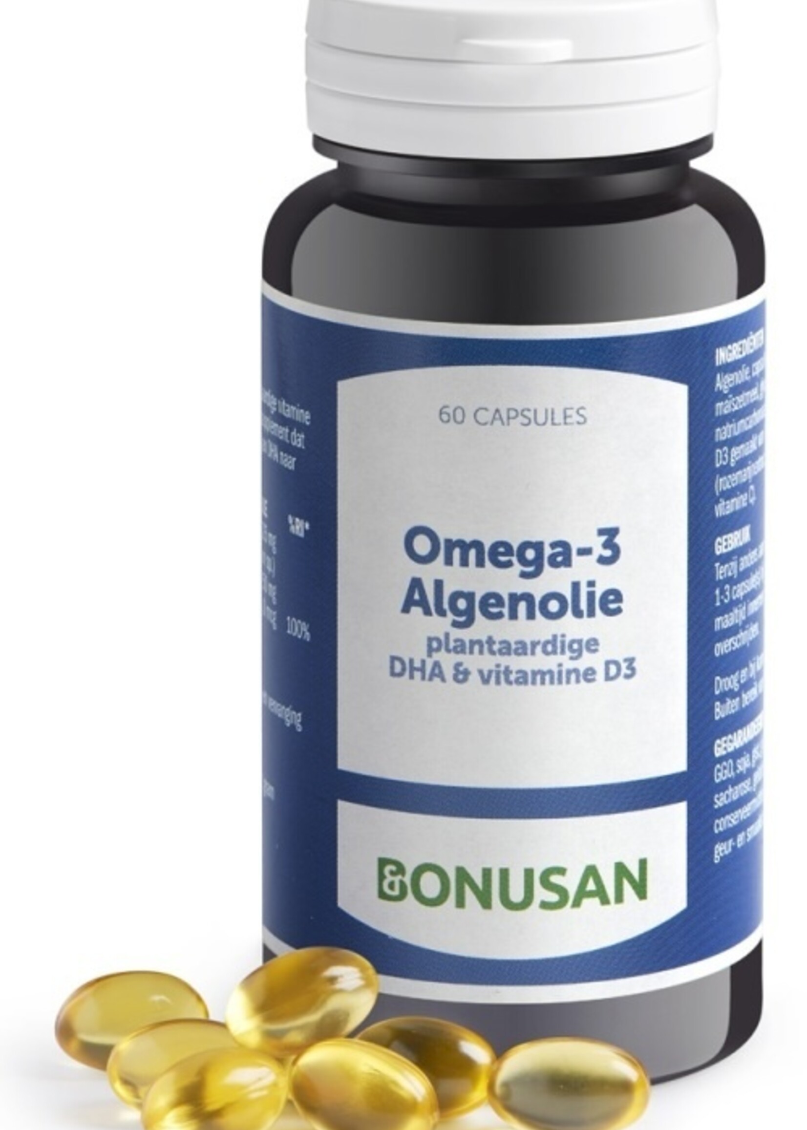 Omega 3 Algenolie 60 softgel capsules - winkel 03/2023