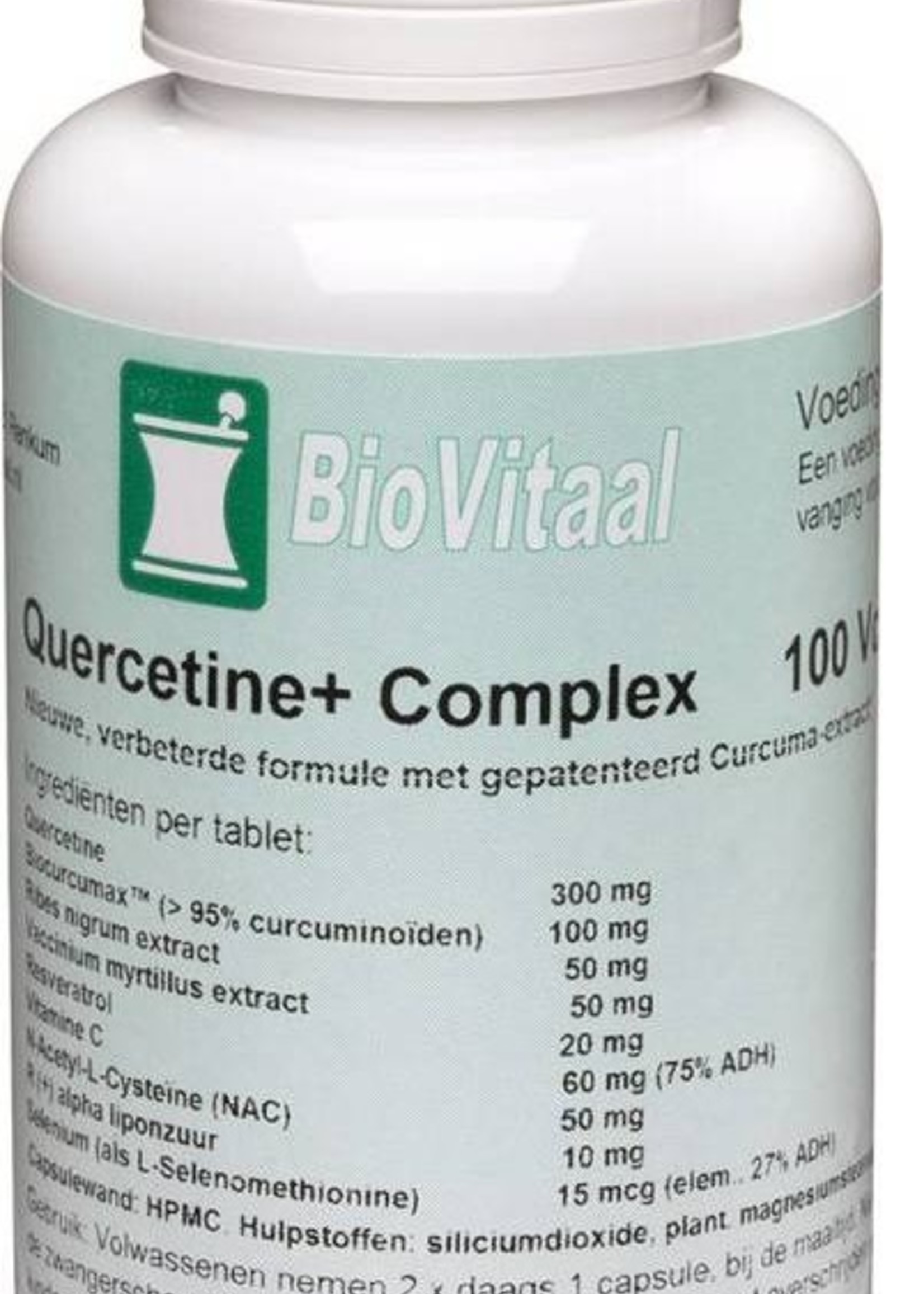 Biovitaal Voedingssupplementen Quercitine Complex 100 capsules -  winkel 08/2023