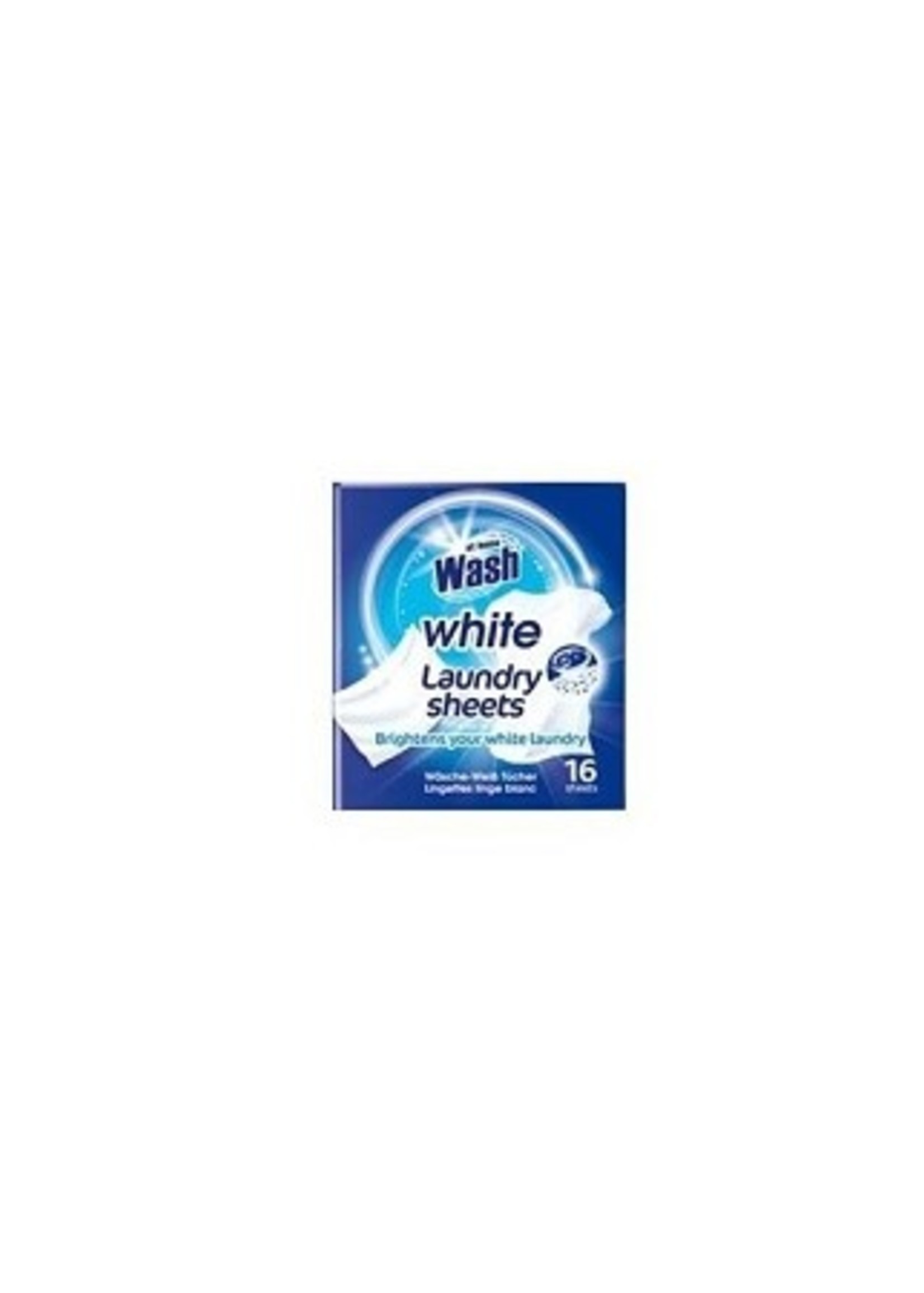 At Home Wash Colour Catching Sheets 16 stuks White