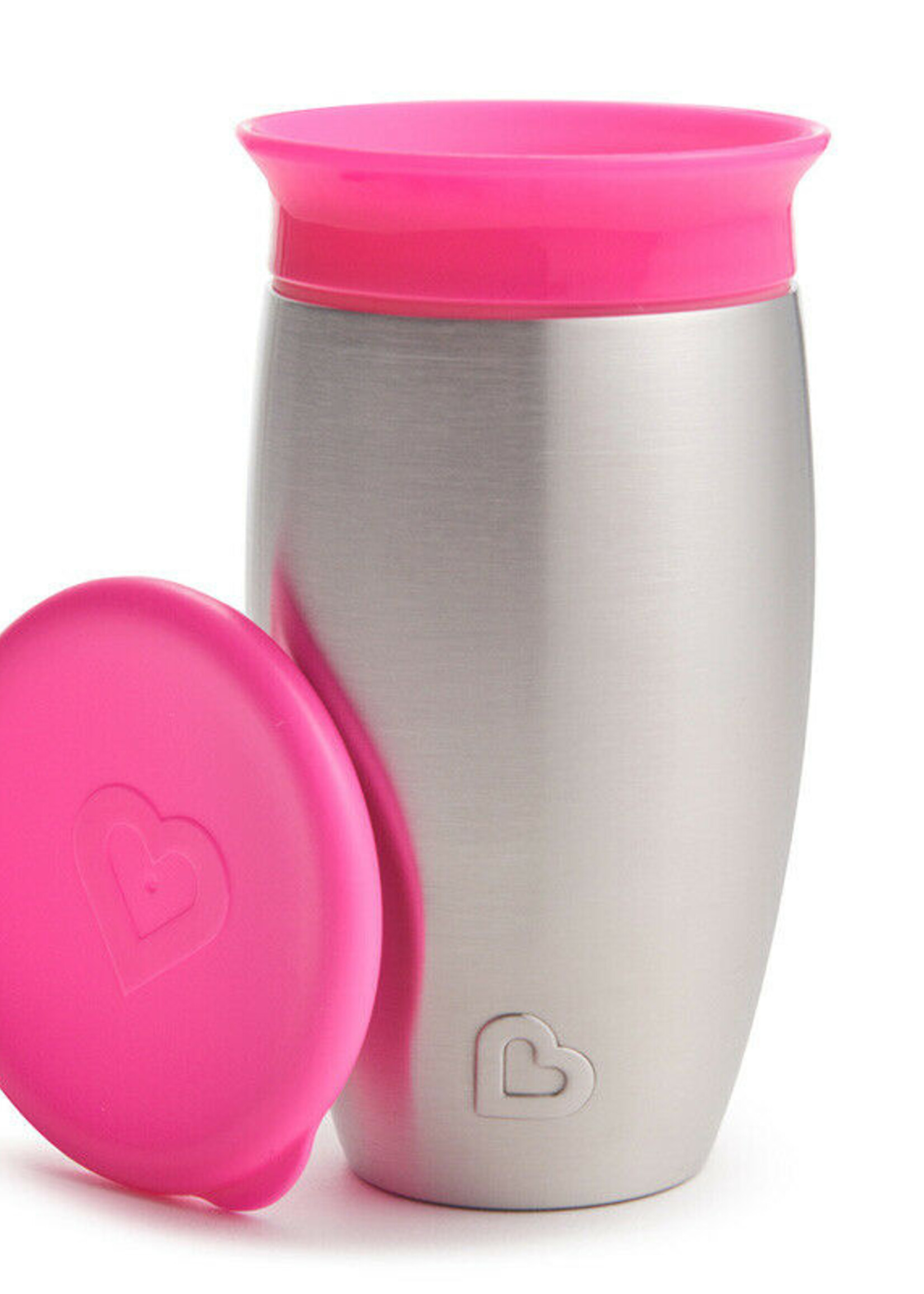 ORANJE  munchkin Miracle 360° Roestvrij Stalen Beker 1 Stuk / ORANJE