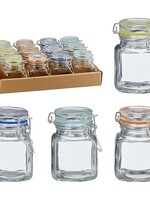 Klempot vierkant glas 100ml 5x5x9cm