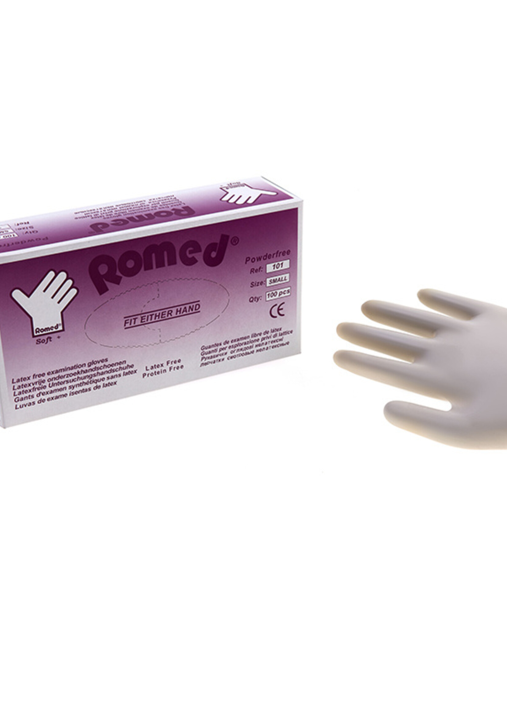 Romed vinyl handschoenen small