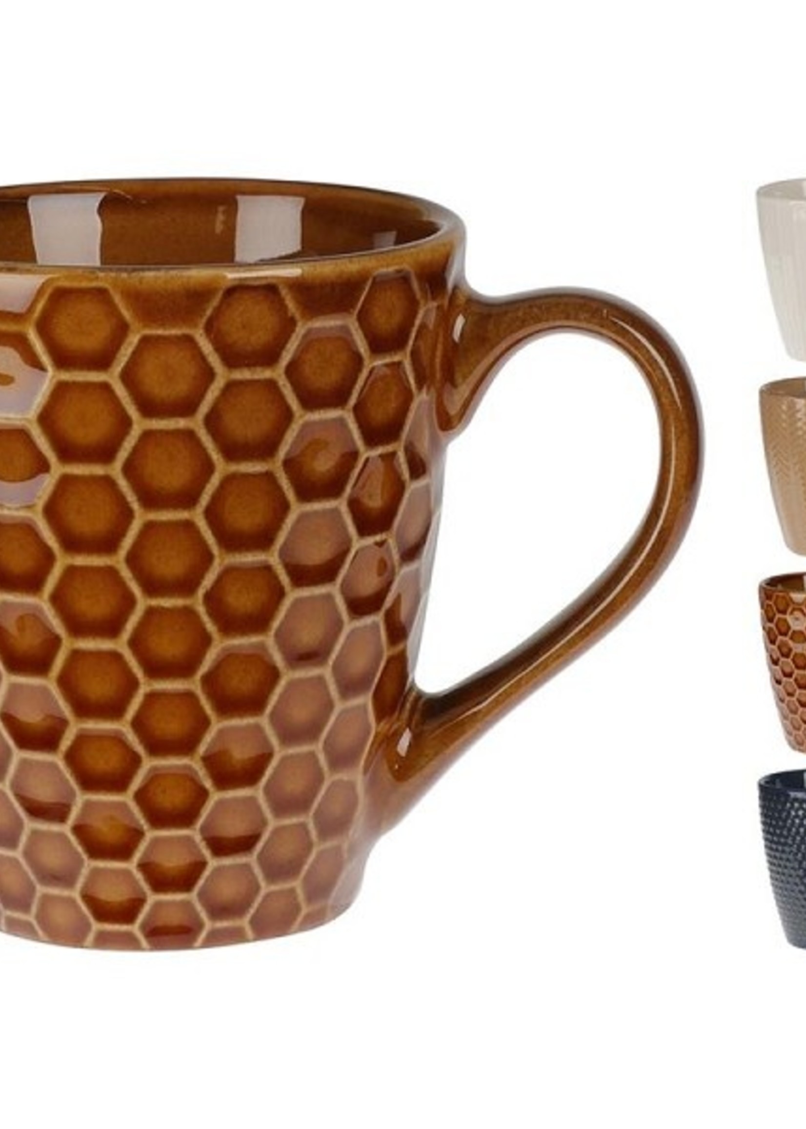 Beker aardewerk 200ml verkrijgbaar in verschillende dessins en kleuren