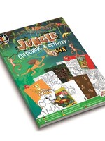 Grafix kleur- en activiteitenboek Jungle A4 64 pagina's