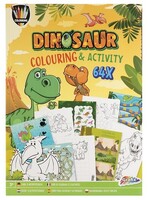 Grafix Kleur & Activiteitenboek A4 Dino 64blz