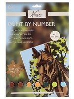 Schilderen op nummer paard 33,5x23,8cm