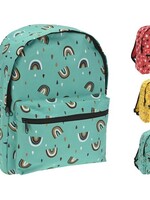 Kinderrugzak in rood, geel of turquoise 3 soorten