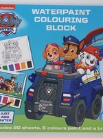 Paw Patrol Waterverfblok 20 vel 20x20cm
