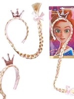 Toi Toys Princess Friends diadeem met lange vlecht +kroontje