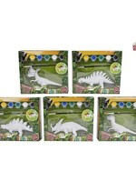 Dinoworld schilder je eigen dino 14cm 4 soorten