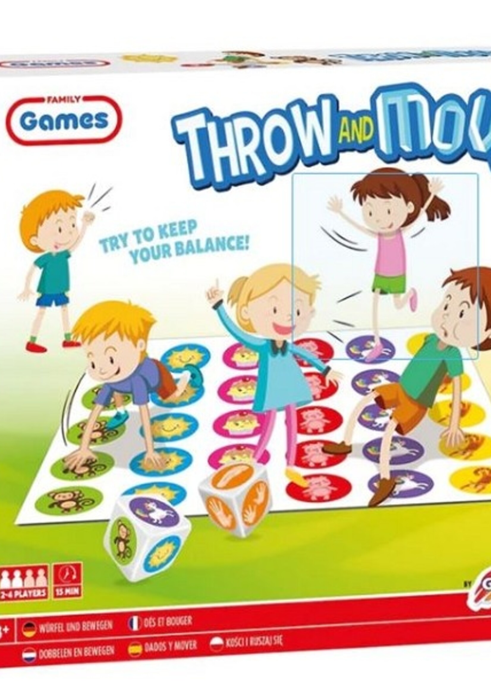 Twisty Party throw & move spel