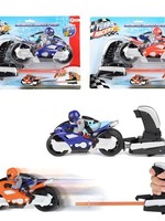 Toi Toys Turbo Racers afschietmotor met motorrijder