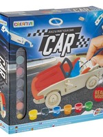 Grafix Houten constructieset auto met verf