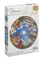 Grafix Ronde puzzel rond de wereld 1000pcs Ø68cm