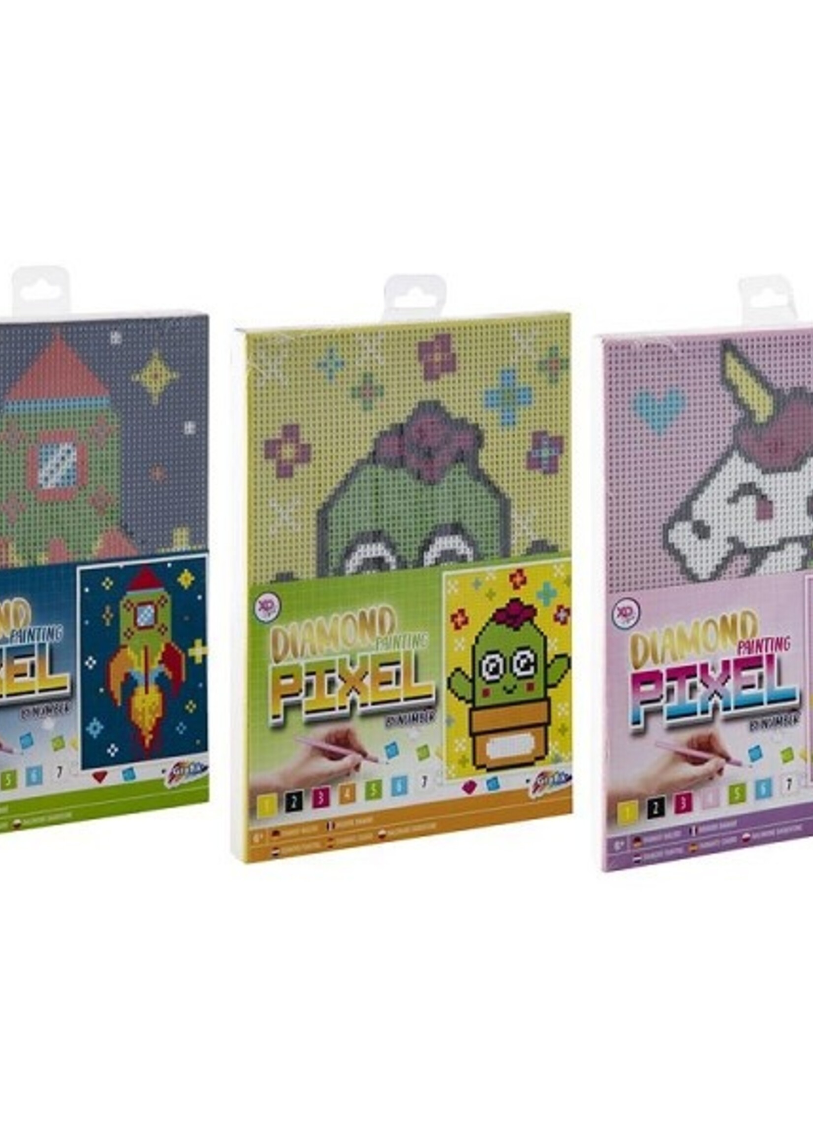 Grafix Diamond Painting op canvas 20x15cm per stuk