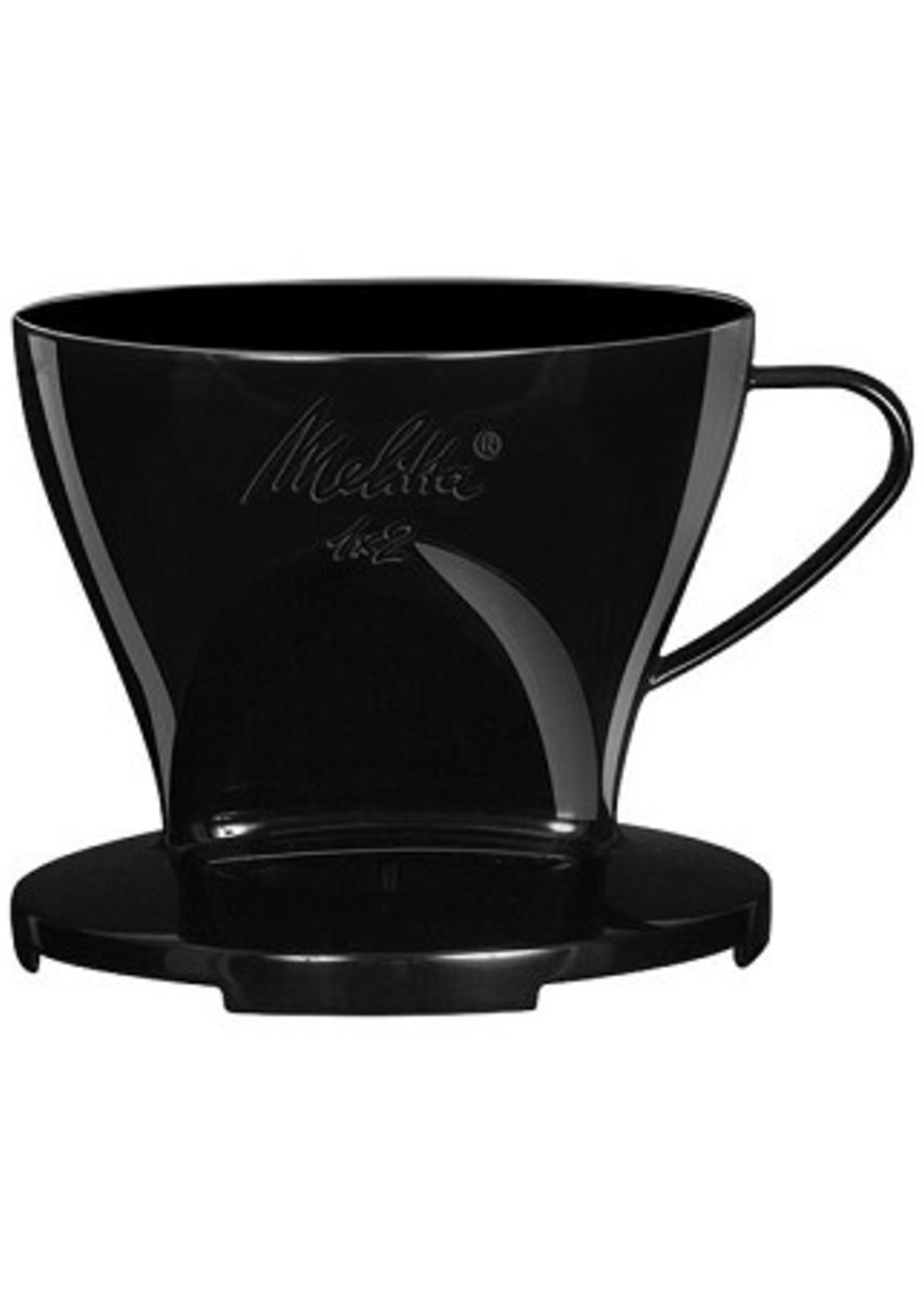 Melitta Opzetfilter zwart 1x2