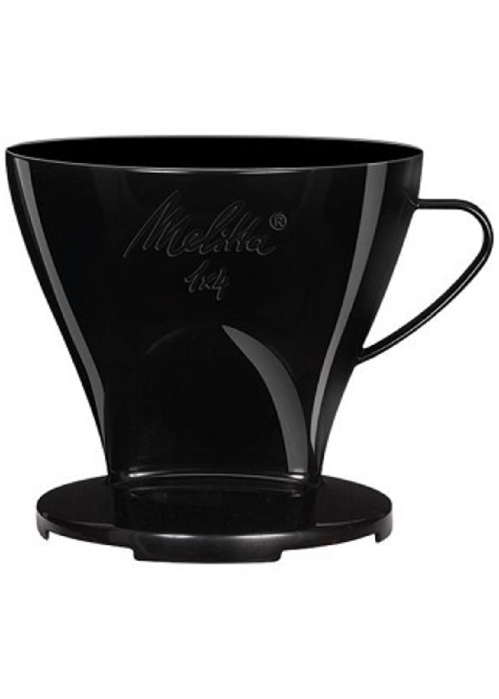 Melitta Opzetfilter zwart 1x4