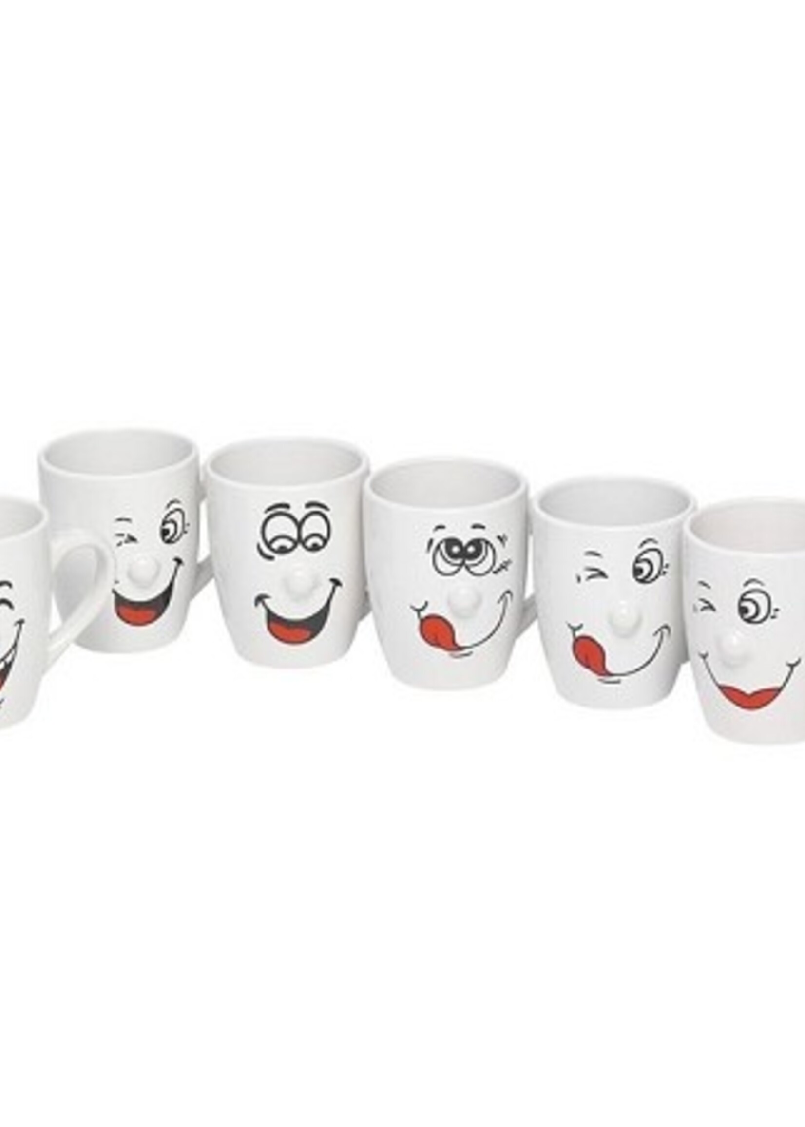 Mok glimlach 150ml Ø7,5x10,5x9cm