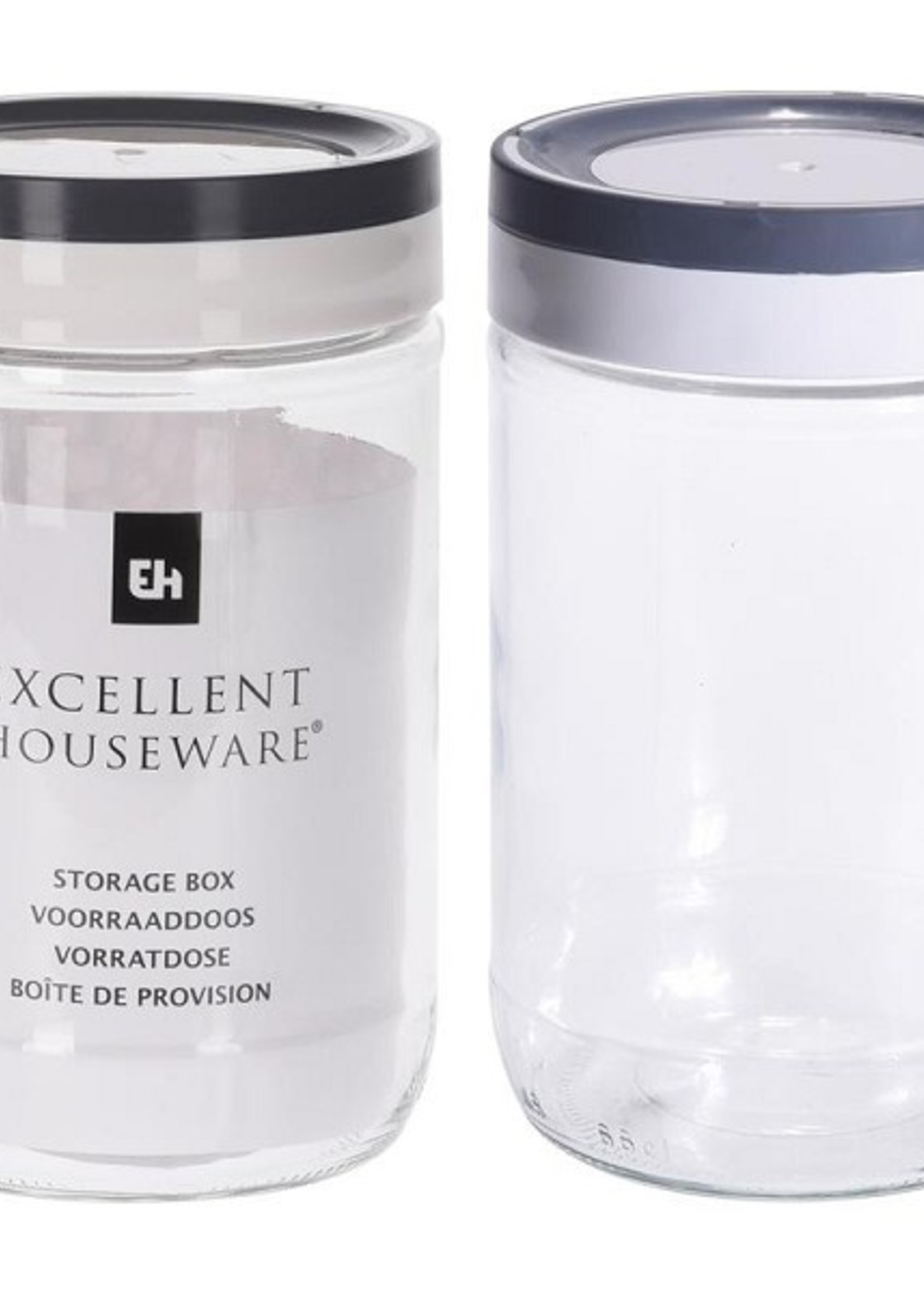 Voorraadpot glas 660ml